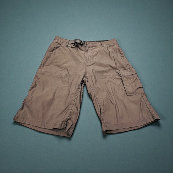 Prana Other - Prana Cargo Shorts Standard Fit Brown Men's Size 38x12 Outdoor Casual Black